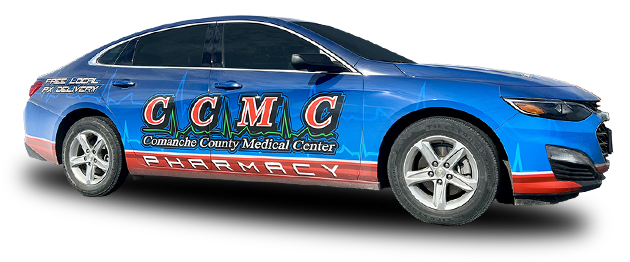 CCMC Pharmacy free prescription delivery vehicle